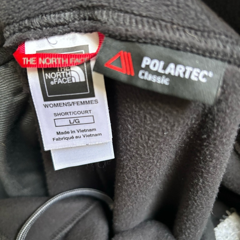 The North Face Women’s Black Polartec Fleece Drawstring Pants Size Large - Picture 7 of 8